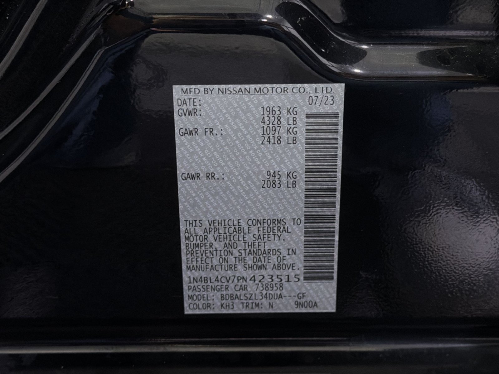 Used 2023 Nissan Altima 2.5 SR FWD image 34