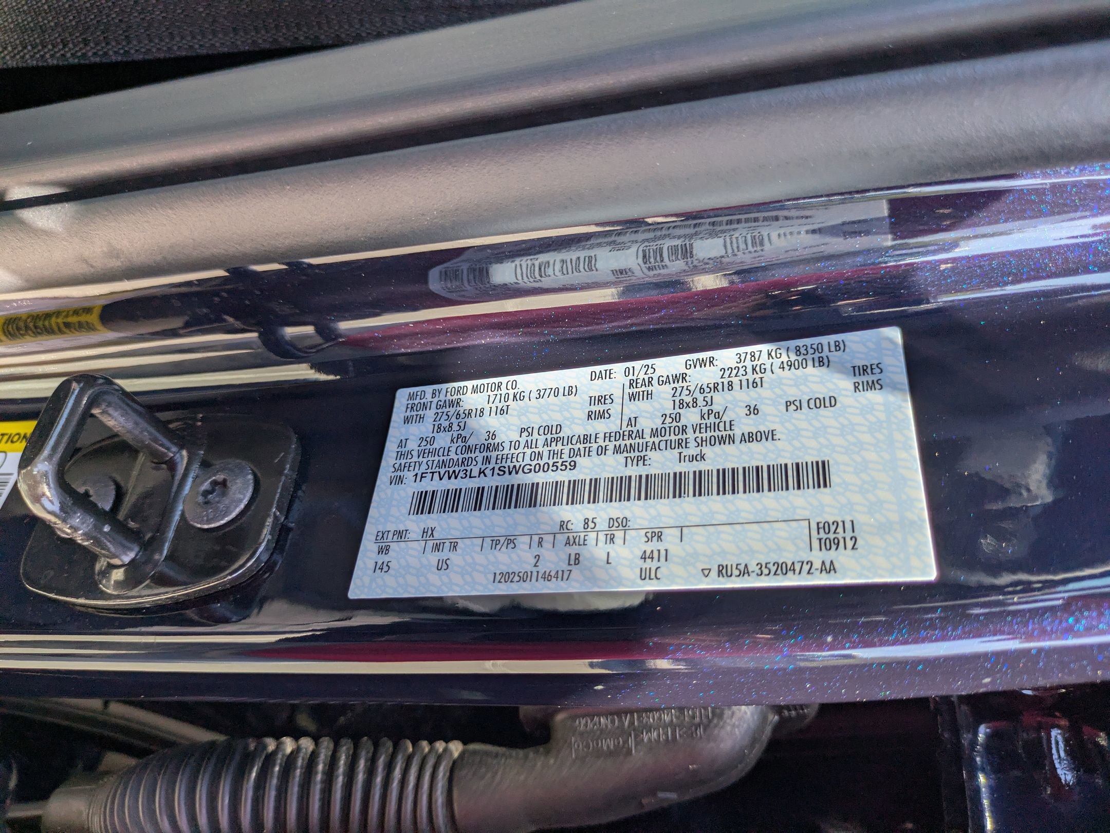 Certified 2025 Ford F150 Lightning XLT w/ Max Trailer Tow Package AWD/4WD image 45