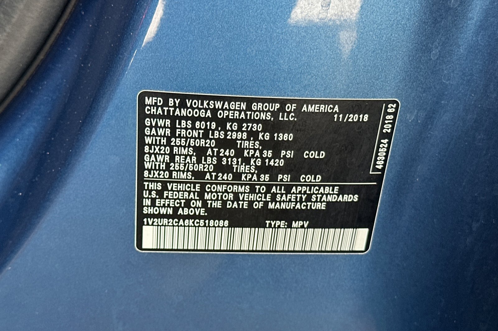 Used 2019 Volkswagen Atlas SE w/ Towing Package AWD/4WD image 32