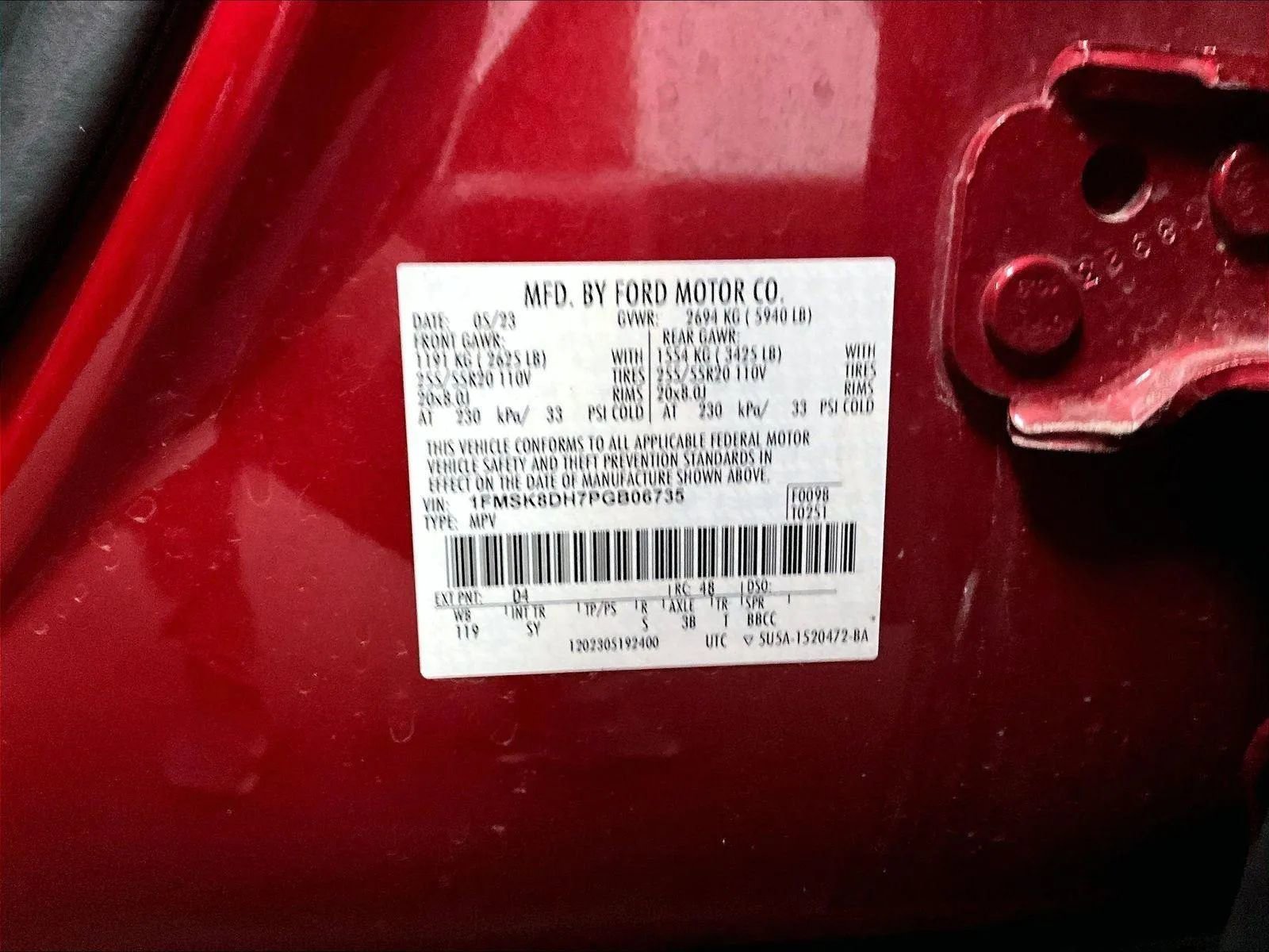 Certified 2023 Ford Explorer XLT w/ Equipment Group 202A image 33