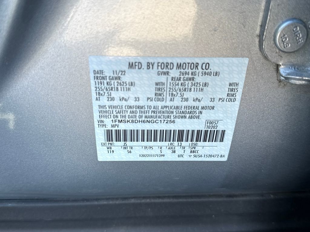 Certified 2022 Ford Explorer XLT w/ Equipment Group 202A image 19