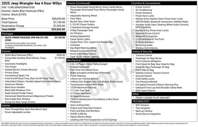 Used 2025 Jeep Wrangler Unlimited Sport S 4xe image 38