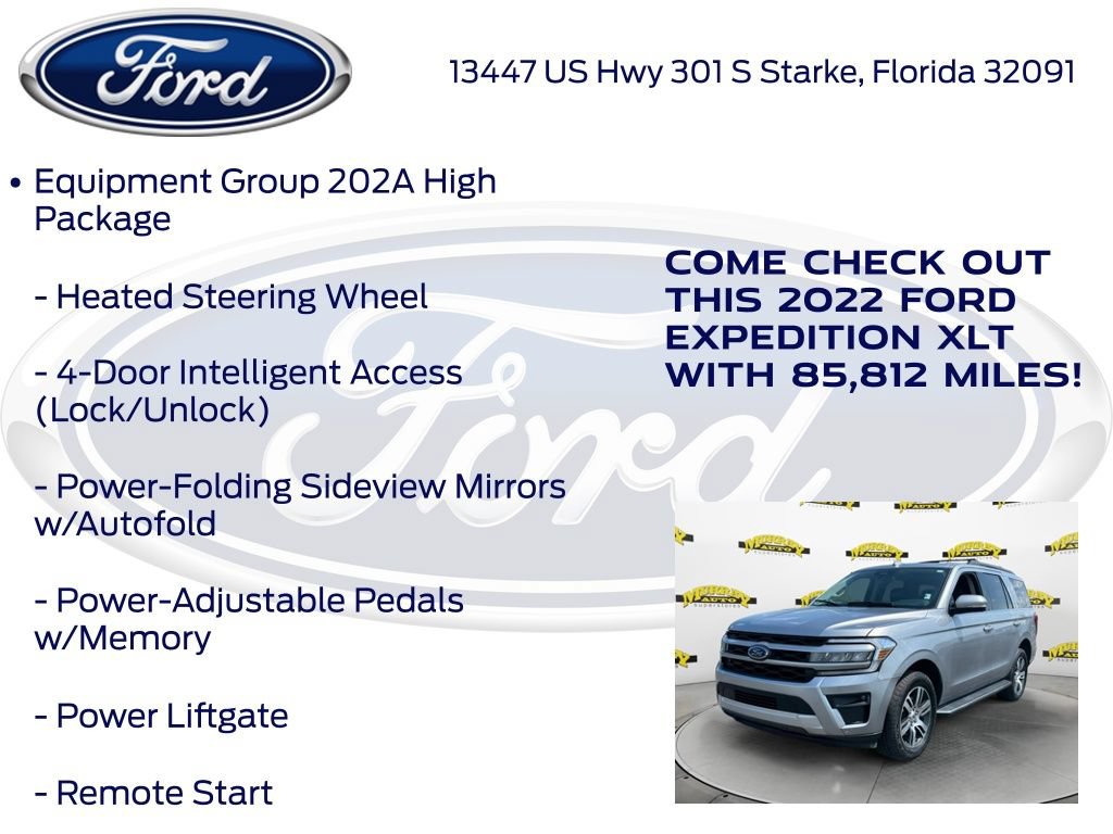 Certified 2022 Ford Expedition XLT RWD image 27