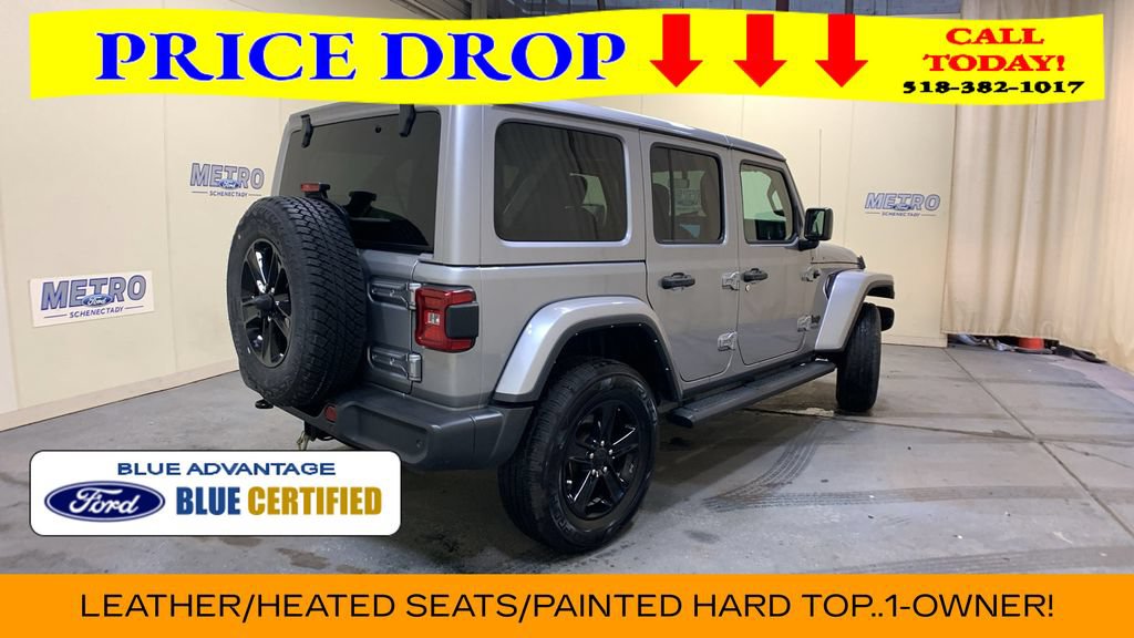 Used 2021 Jeep Wrangler Unlimited Sahara AWD/4WD image 3