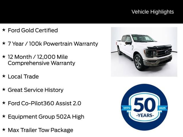 Certified 2023 Ford F150 Lariat w/ Equipment Group 502A High image 10