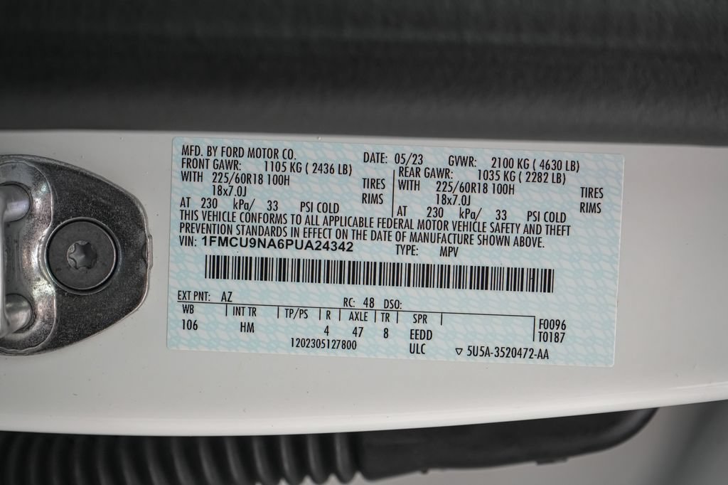Certified 2023 Ford Escape ST-Line Select w/ Tech Pack #2 AWD/4WD image 28