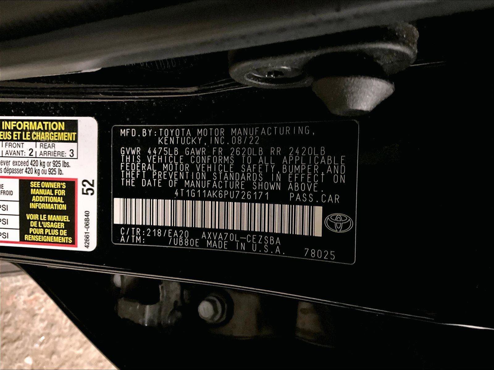 Used 2023 Toyota Camry SE FWD image 32