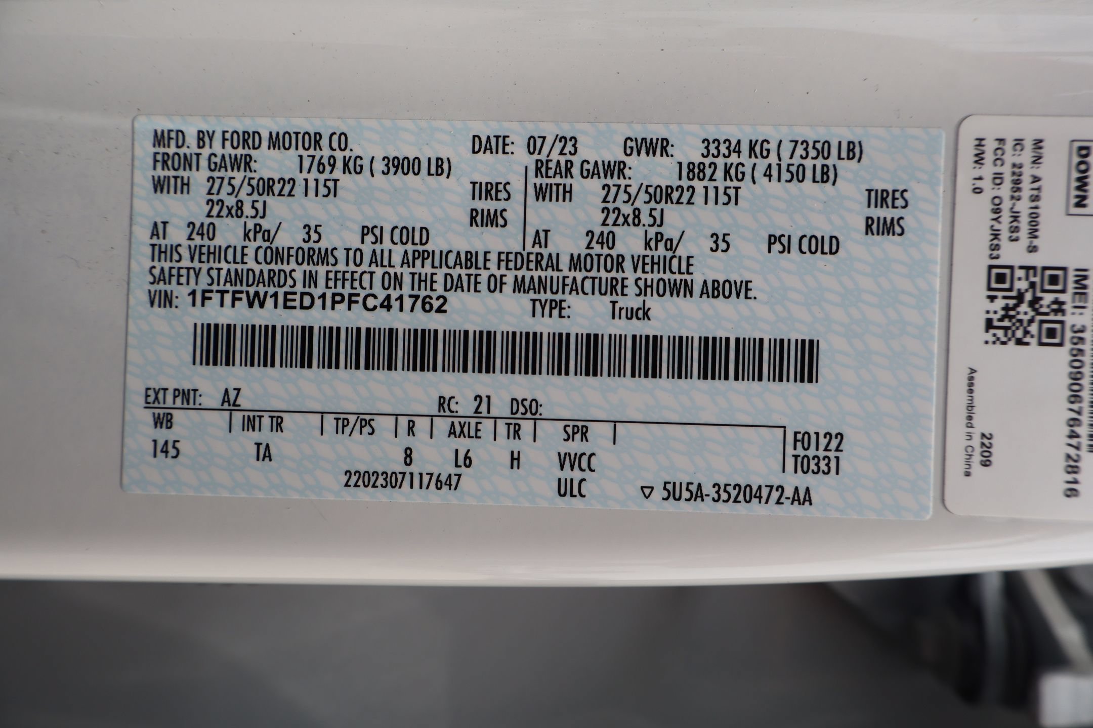 Certified 2023 Ford F150 Limited AWD/4WD image 32