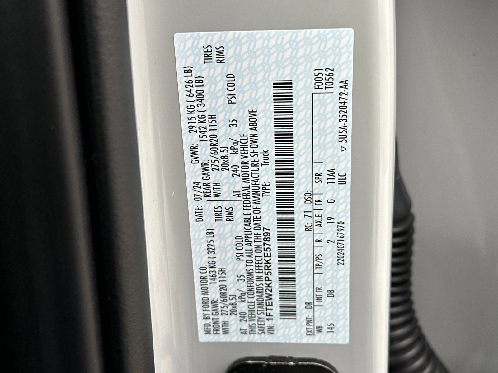 Certified 2024 Ford F150 STX w/ Mobile Office Package image 27