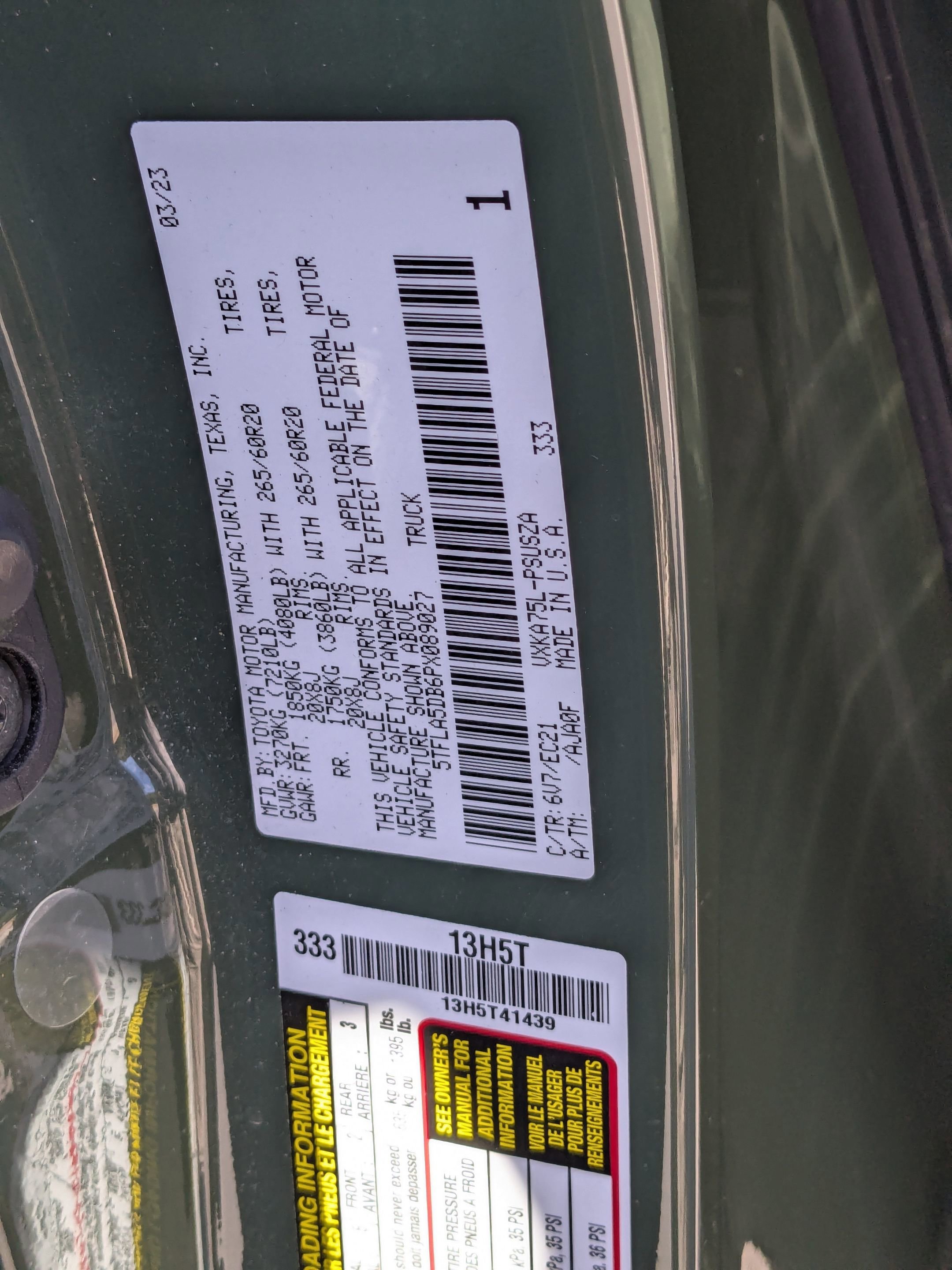 Used 2023 Toyota Tundra SR5 w/ TRD Sport Premium Package image 47