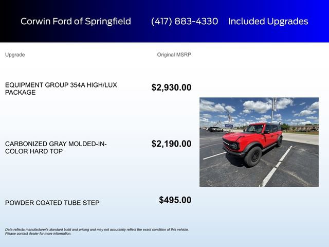 Certified 2024 Ford Bronco Wildtrak AWD/4WD image 6