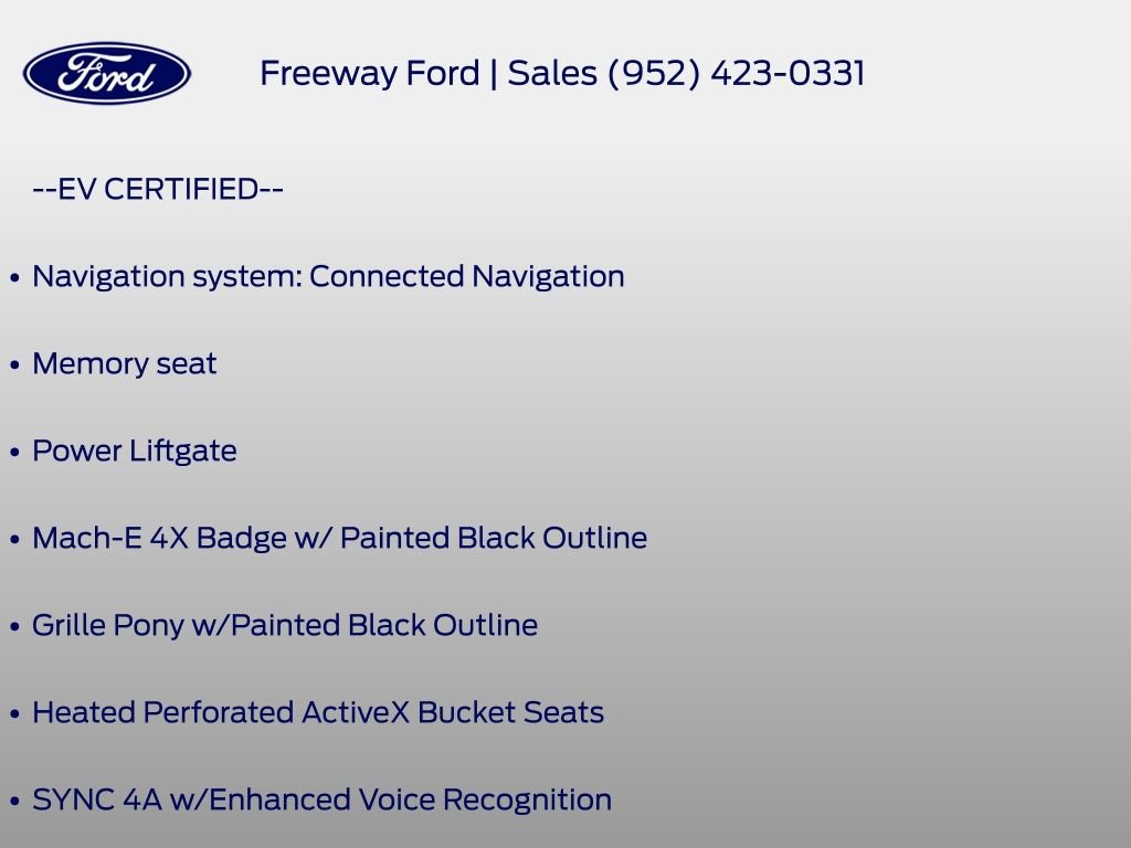 Certified 2023 Ford Mustang Mach-E Premium w/ Mustang Nite Pony Package AWD/4WD image 14