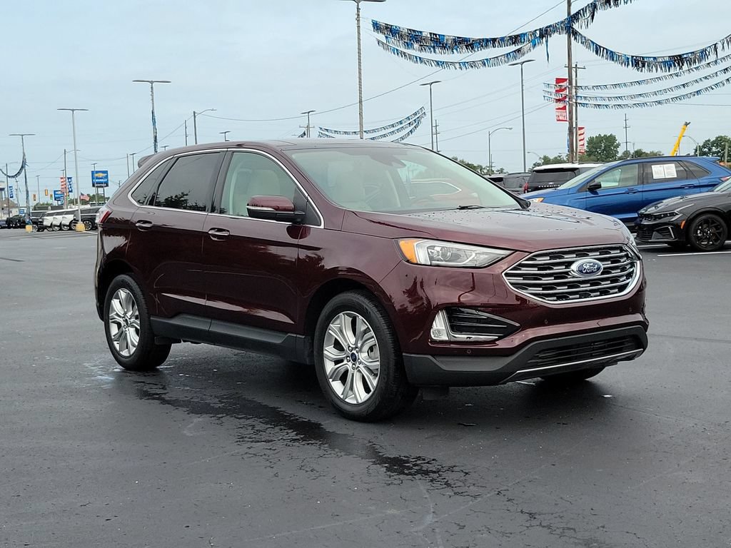 Certified 2021 Ford Edge Titanium w/ Class II Trailer Tow Package AWD/4WD image 2
