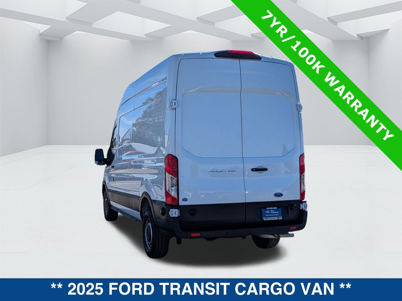 Certified 2025 Ford Transit 250 148 High Roof w/ Load Area Protection Package image 6