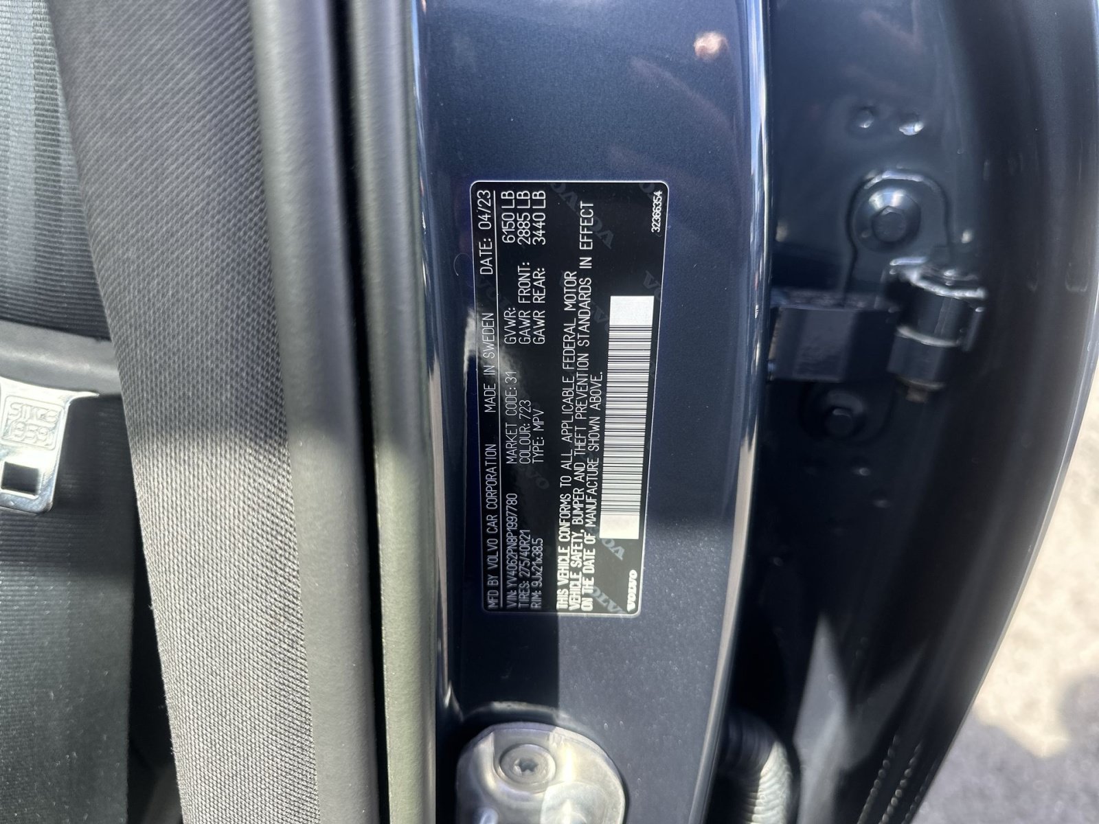 Used 2023 Volvo XC90 B6 Plus w/ Protection Package AWD/4WD image 30
