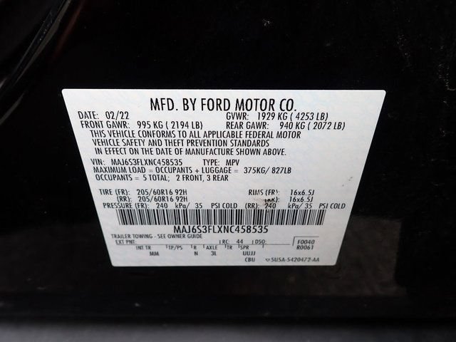 Certified 2022 Ford EcoSport S AWD/4WD image 14