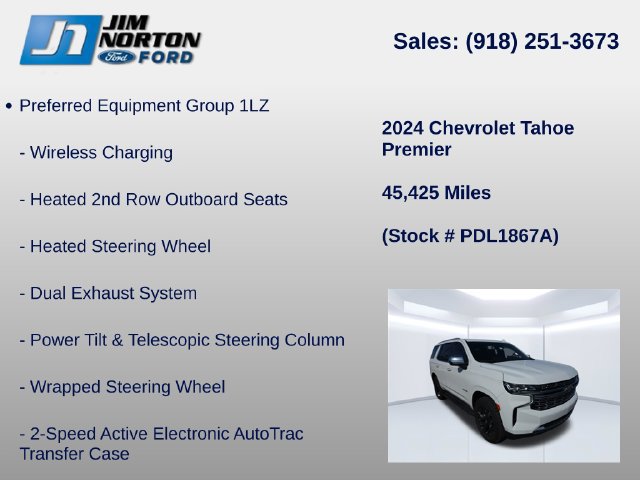 Used 2024 Chevrolet Tahoe Premier AWD/4WD image 15