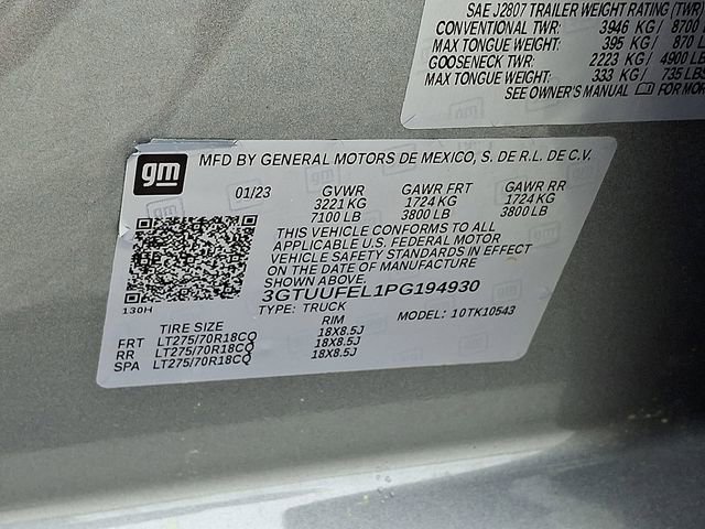 Used 2023 GMC Sierra 1500 AT4X AWD/4WD image 35