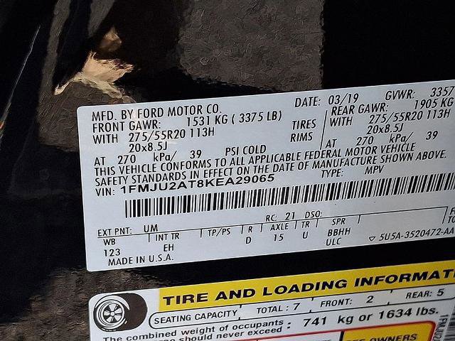 Certified 2019 Ford Expedition Limited w/ Cargo Package image 31