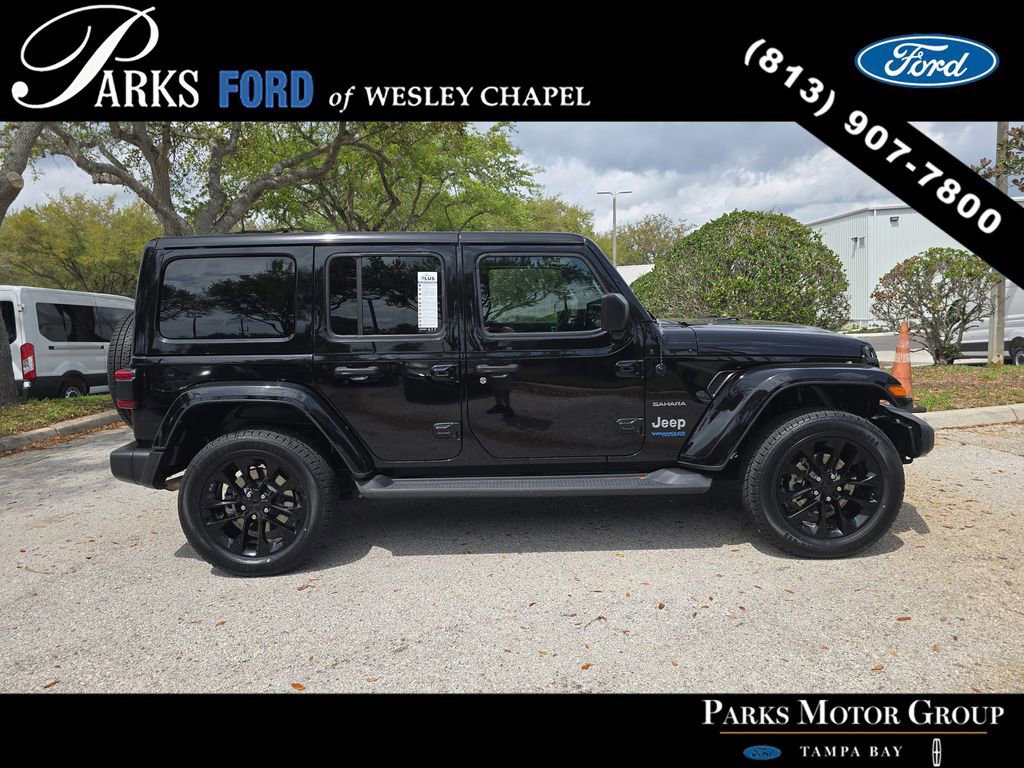 Used 2021 Jeep Wrangler Unlimited Sahara w/ Cold Weather Group image 2
