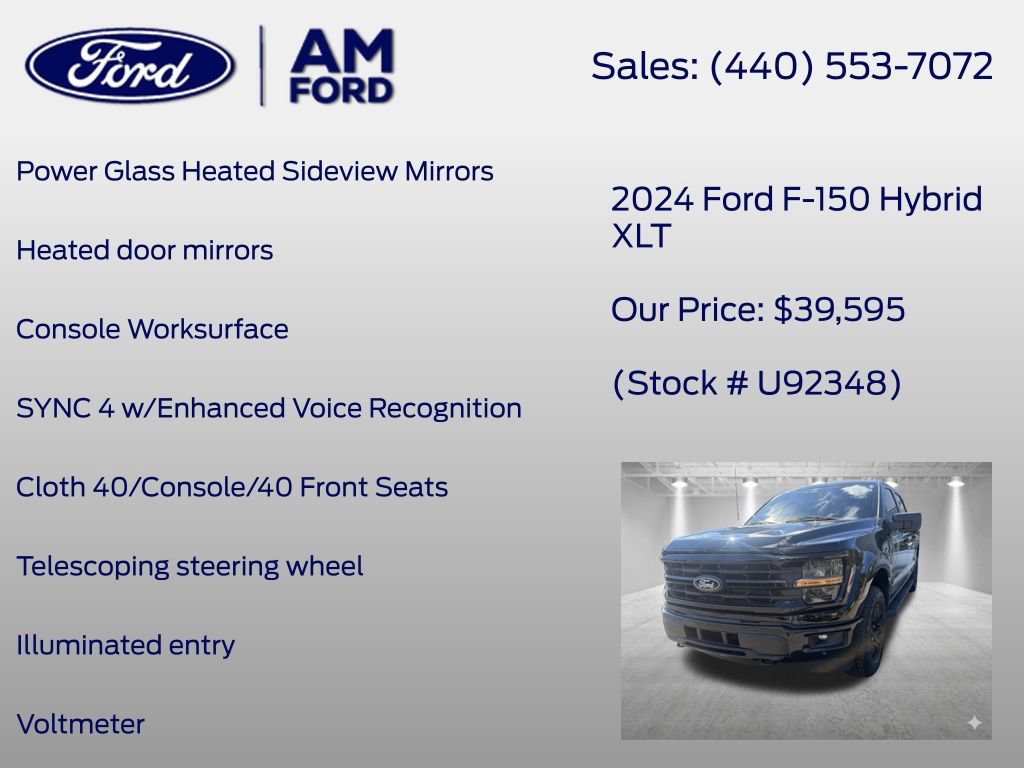 Certified 2024 Ford F150 XLT w/ Equipment Group 302A MID AWD/4WD image 33