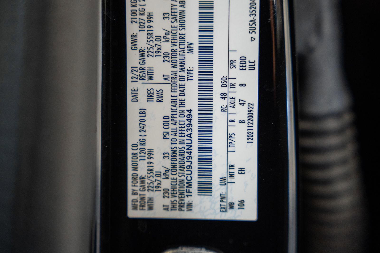 Certified 2022 Ford Escape Titanium image 44