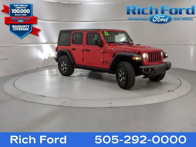 Used 2021 Jeep Wrangler Unlimited Rubicon w/ Safety Group image 1