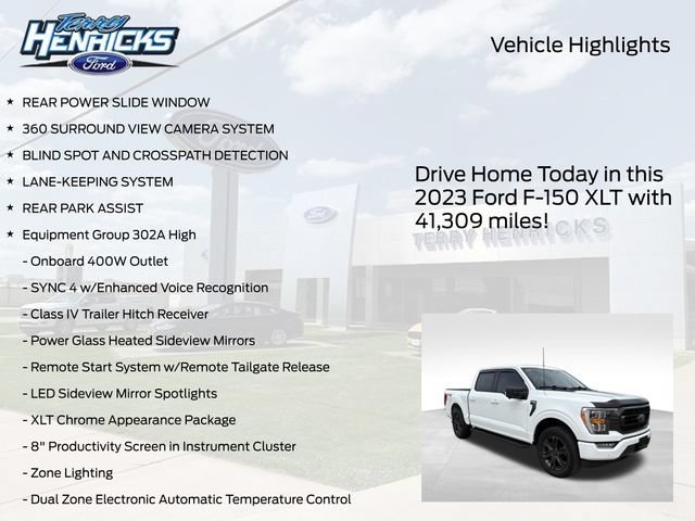 Certified 2023 Ford F150 XLT w/ Equipment Group 302A High AWD/4WD image 4