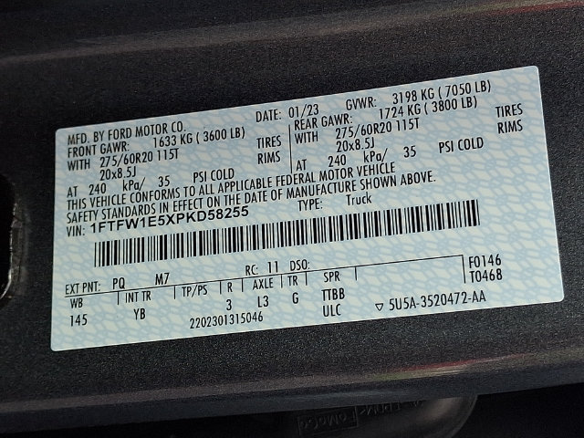Certified 2023 Ford F150 XLT w/ Equipment Group 302A High AWD/4WD image 29