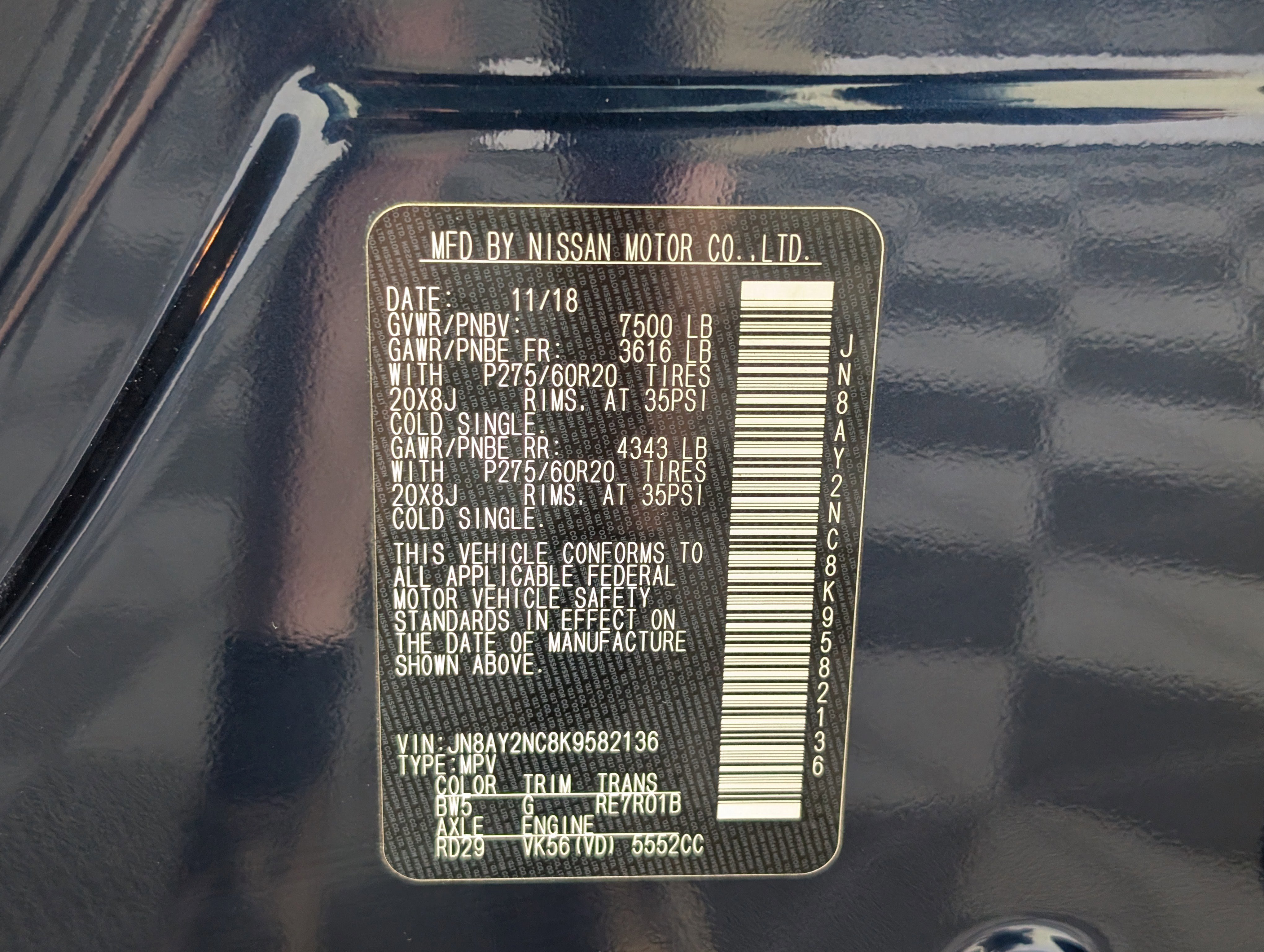 Used 2019 Nissan Armada Platinum image 31