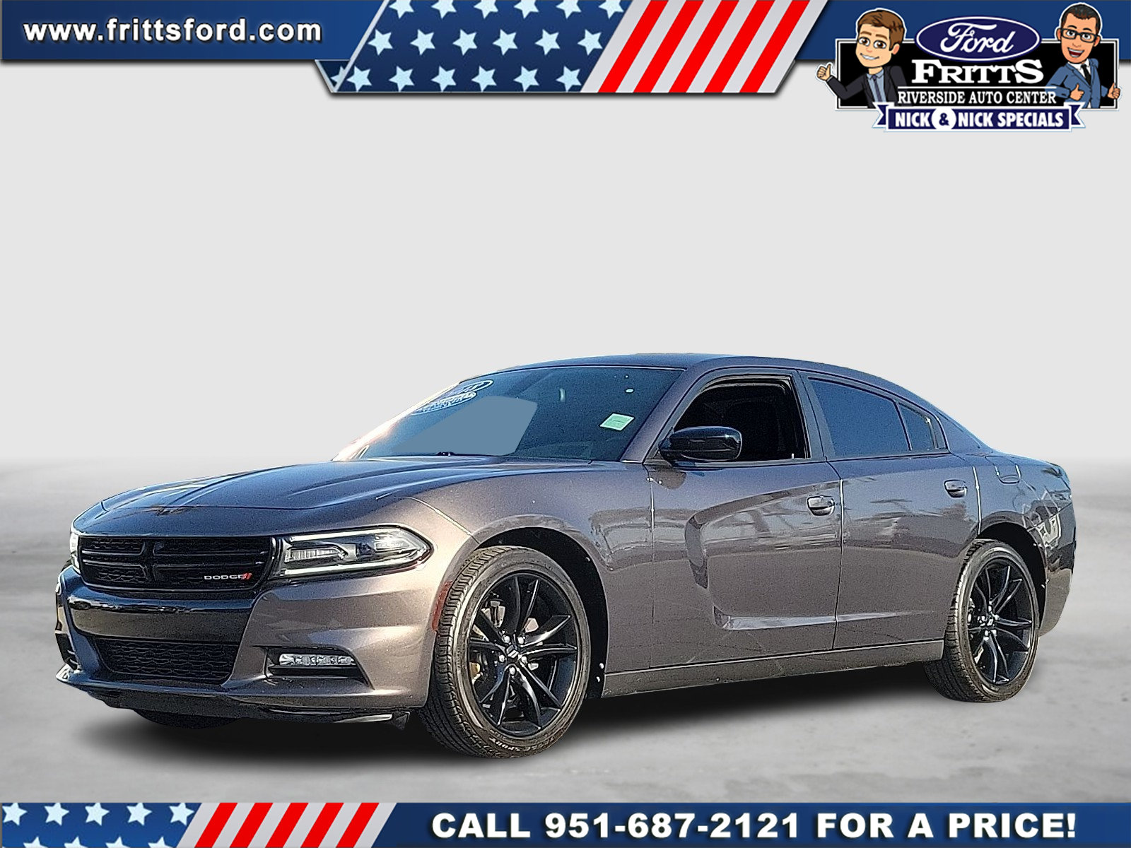 Used 2018 Dodge Charger SXT Plus w/ Blacktop Package RWD image 1