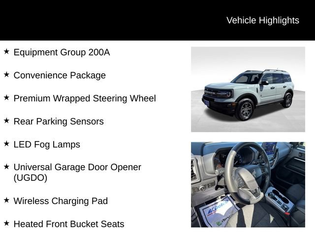 Certified 2024 Ford Bronco Sport Big Bend w/ Convenience Package AWD/4WD image 8