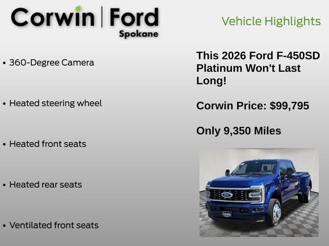 Certified 2026 Ford F450 Platinum AWD/4WD image 13