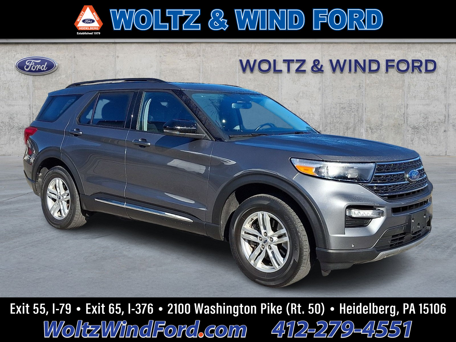 Certified 2023 Ford Explorer XLT w/ Equipment Group 202A AWD/4WD image 1