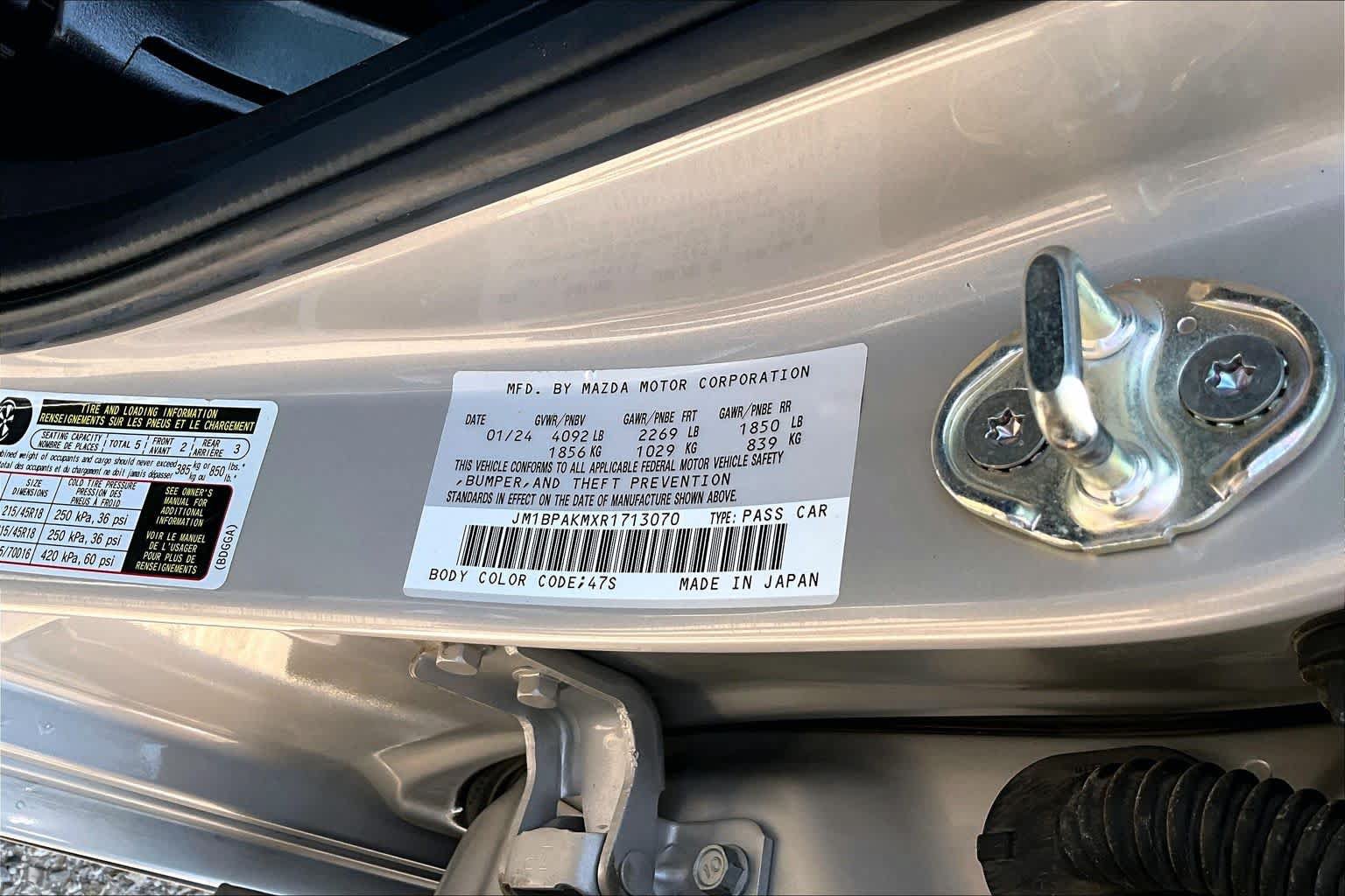 Used 2024 MAZDA MAZDA3 s FWD image 33