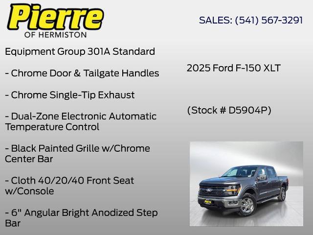 Certified 2025 Ford F150 XLT w/ Equipment Group 301A Standard AWD/4WD image 7