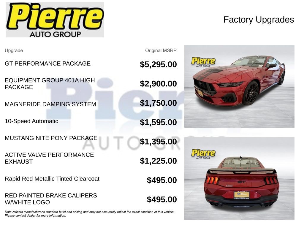 Certified 2024 Ford Mustang GT Premium w/ GT Performance Package RWD image 14