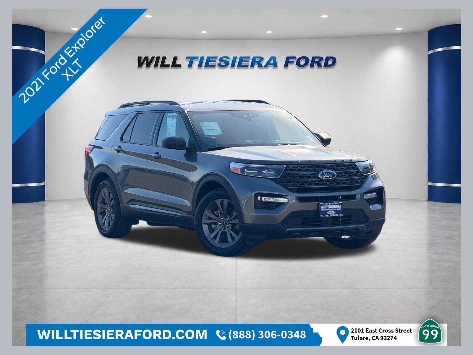 Certified 2021 Ford Explorer XLT w/ Equipment Group 202A