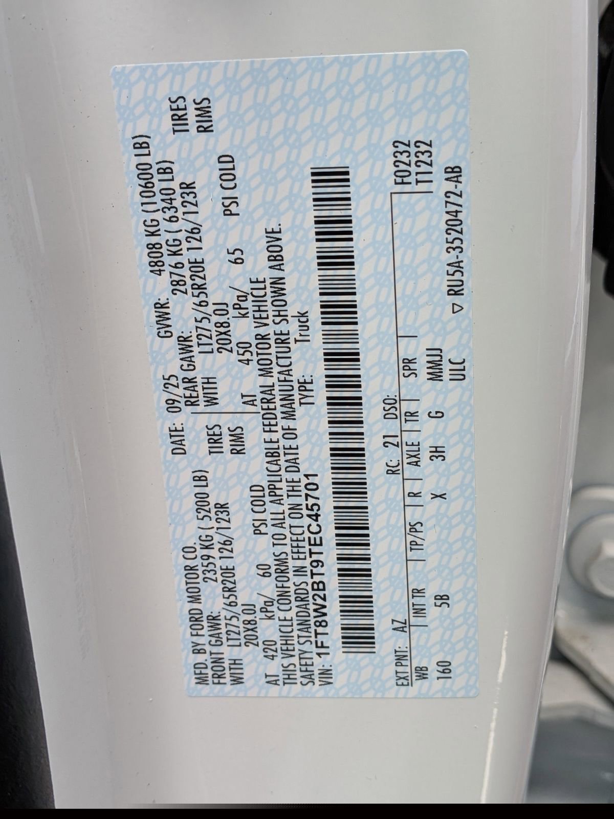 Certified 2026 Ford F250 Lariat w/ Black Appearance Package image 16