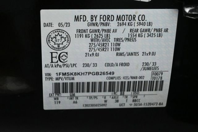 Certified 2023 Ford Explorer ST-Line w/ Class IV Trailer Tow Package AWD/4WD image 37