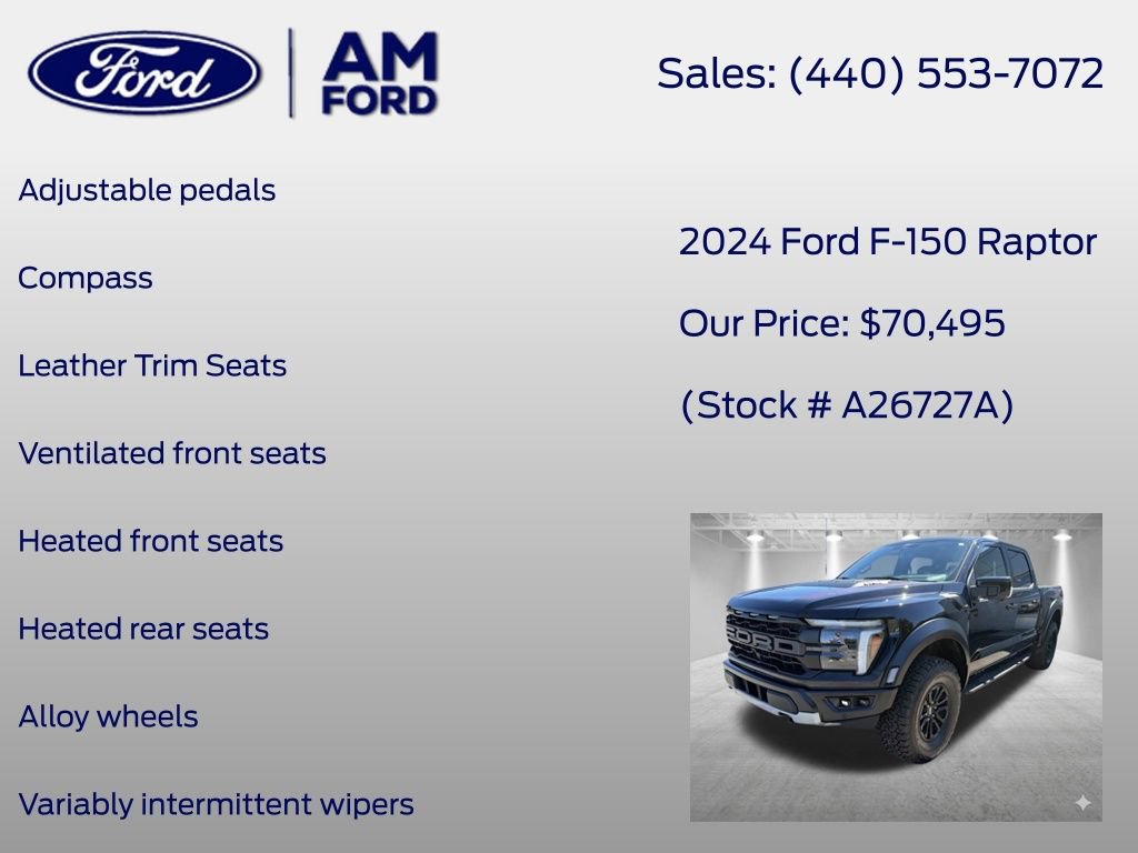 Certified 2024 Ford F150 Raptor AWD/4WD image 27