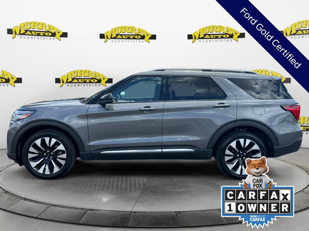 Certified 2025 Ford Explorer Platinum w/ LUX Leather Package AWD/4WD image 3