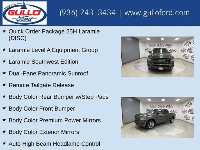 Used 2021 RAM 1500 Laramie w/ Laramie Southwest Edition RWD image 11