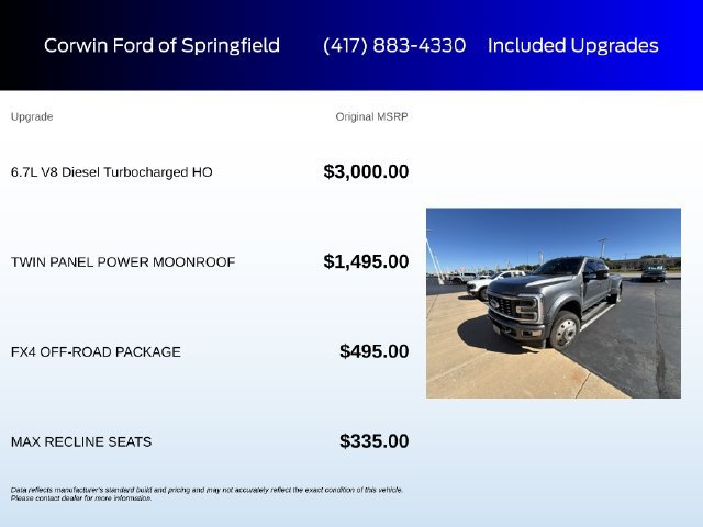 Certified 2024 Ford F450 Platinum w/ FX4 Off-Road Package AWD/4WD image 6