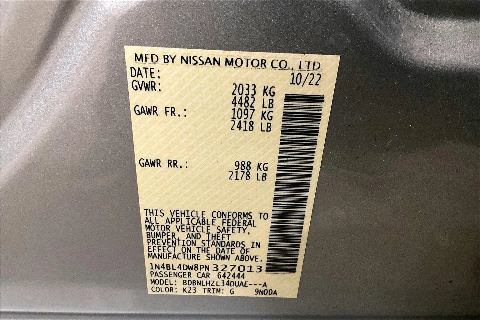 Used 2023 Nissan Altima 2.5 SV w/ SV Premium Package image 32