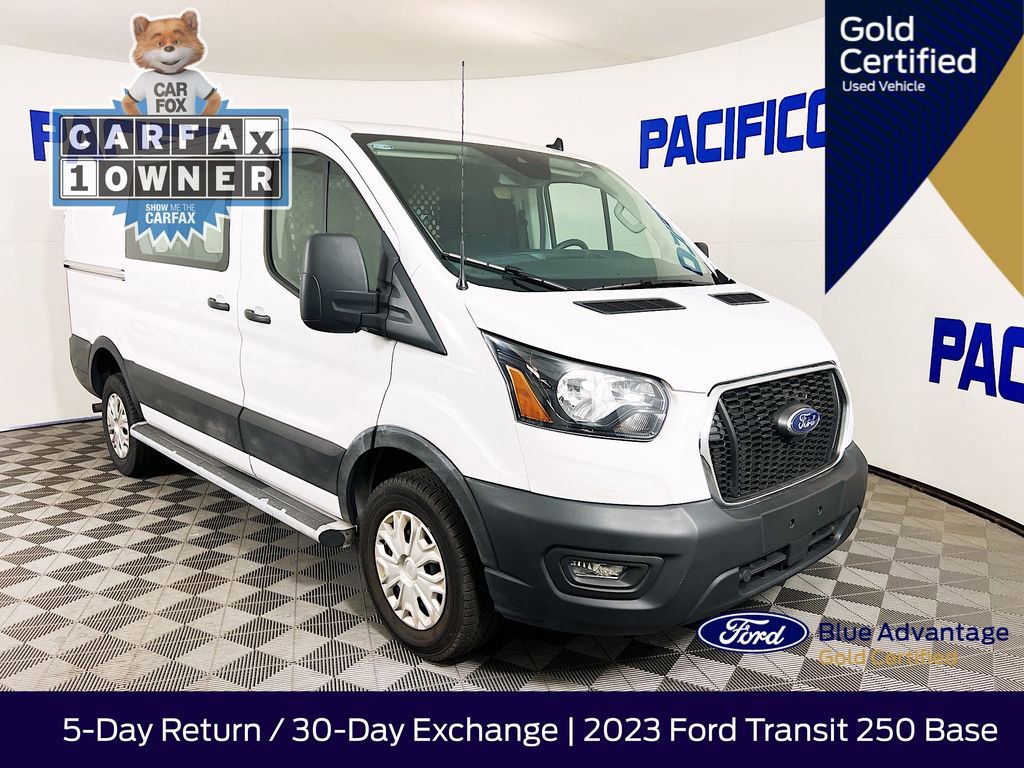 Certified 2023 Ford Transit 250 Low Roof w/ Exterior Upgrade Package