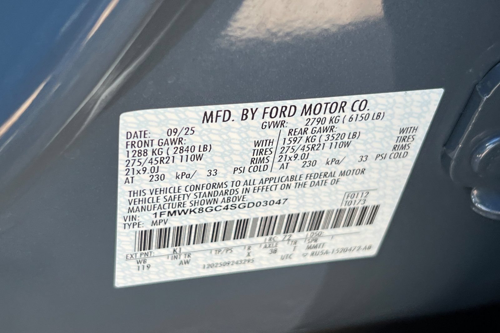 Certified 2025 Ford Explorer ST w/ Sun And Sound Package AWD/4WD image 30