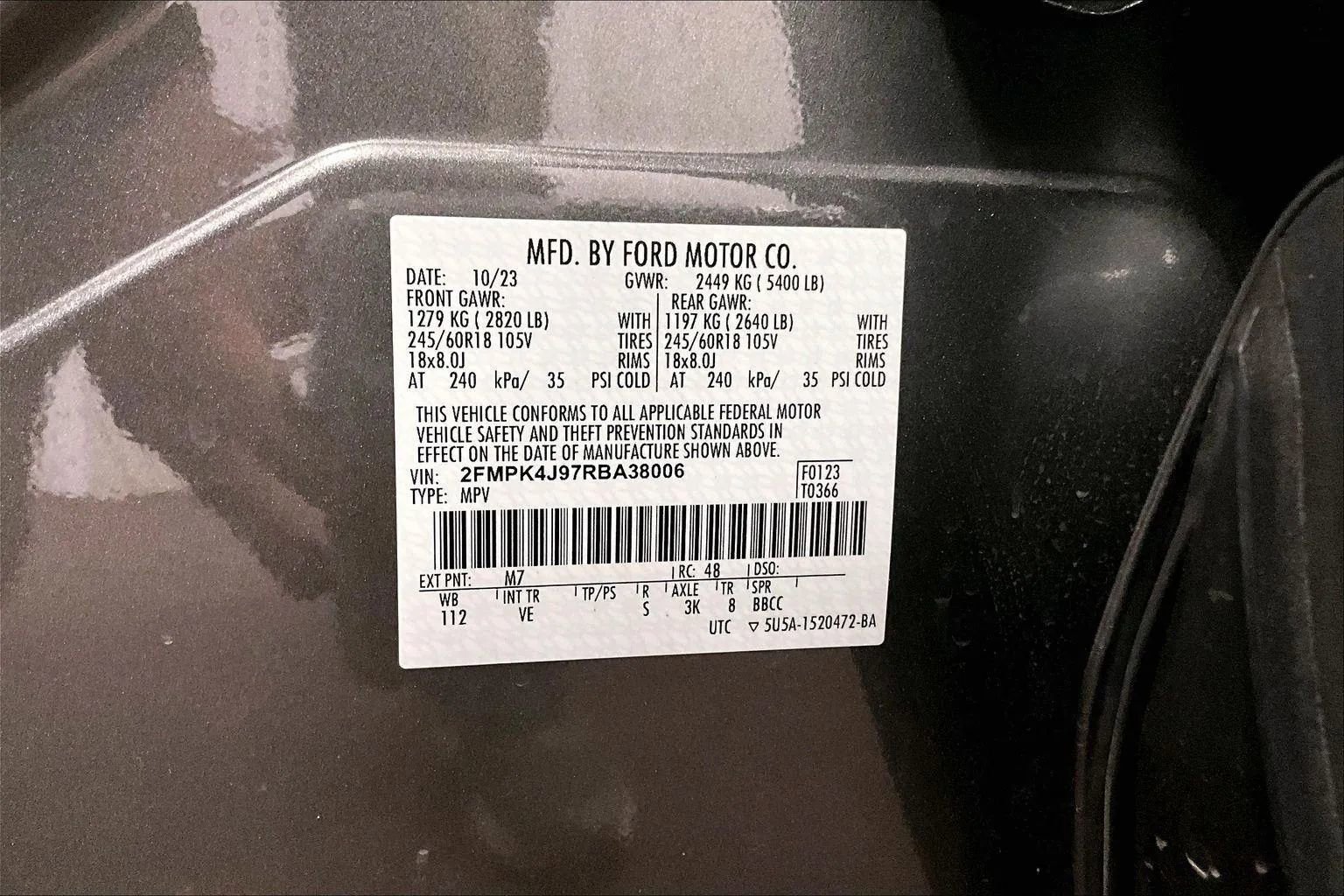 Certified 2024 Ford Edge SEL w/ Convenience Package image 32