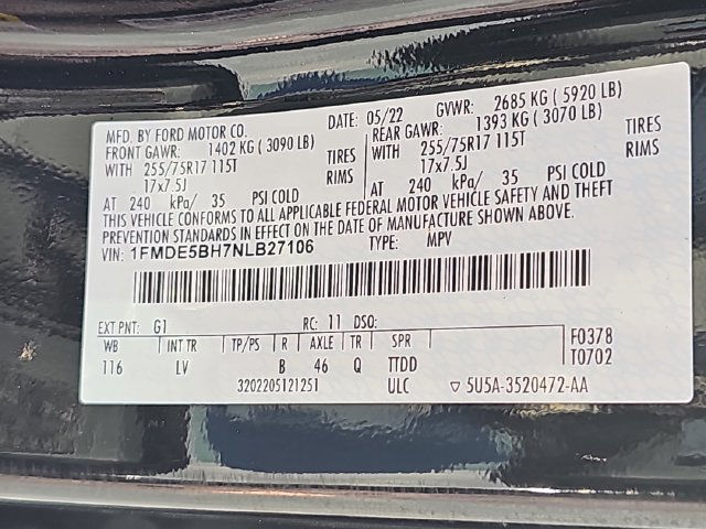 Certified 2022 Ford Bronco Big Bend AWD/4WD image 38