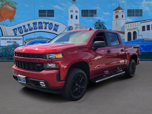 Used 2021 Chevrolet Silverado 1500 Custom w/ LPO, Dark Essentials Package RWD image 2
